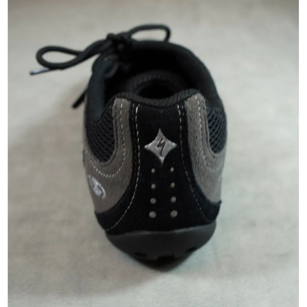 NEW Body Geometry Plush Specialized Sonoma Black Gray Bike Cycling Shoes Size 10